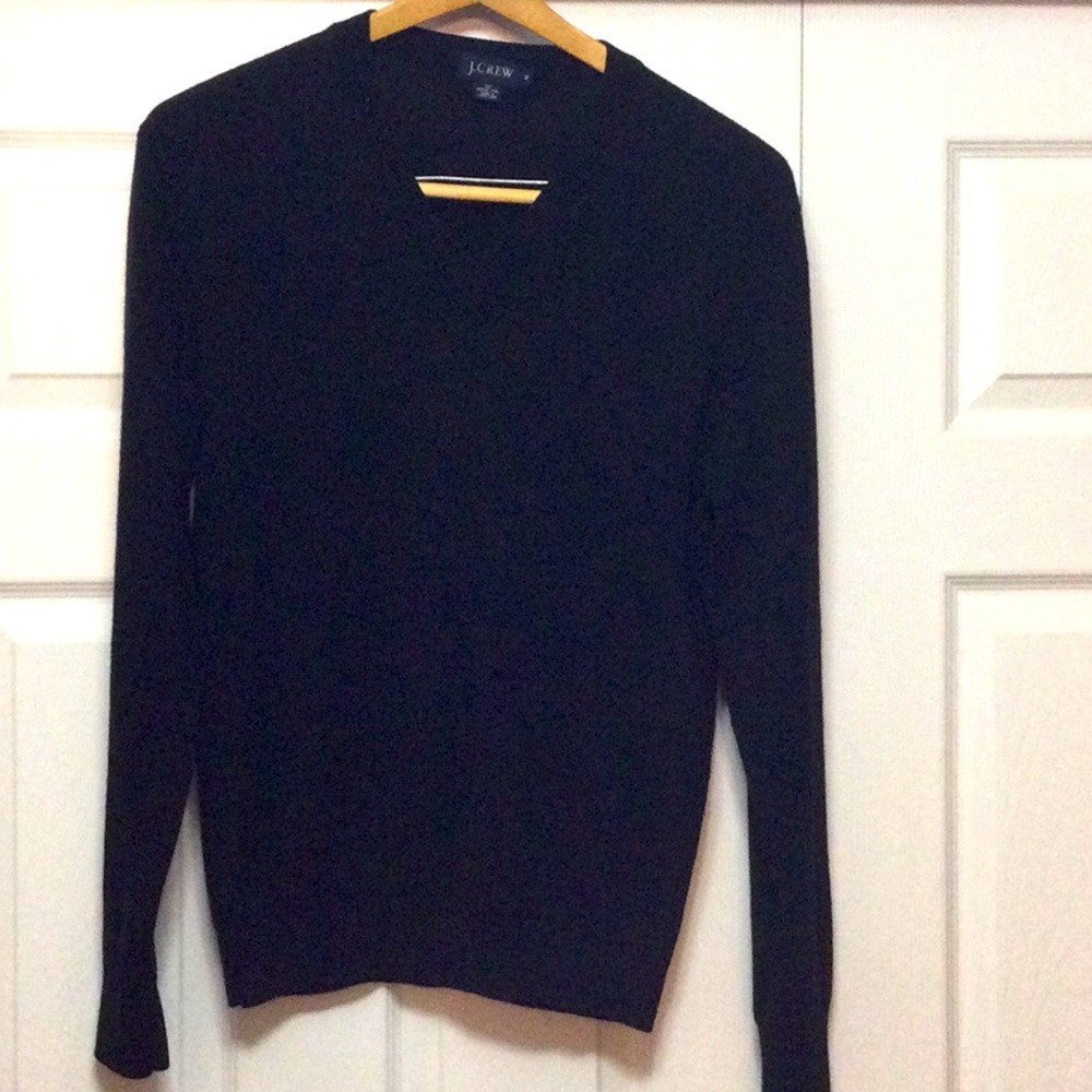J, Crew v neck wool sweater